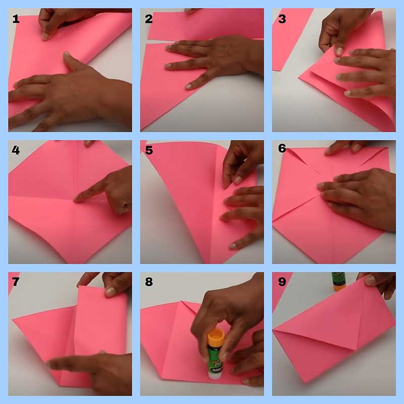 Cómo hacer un sobre de papel para una carta